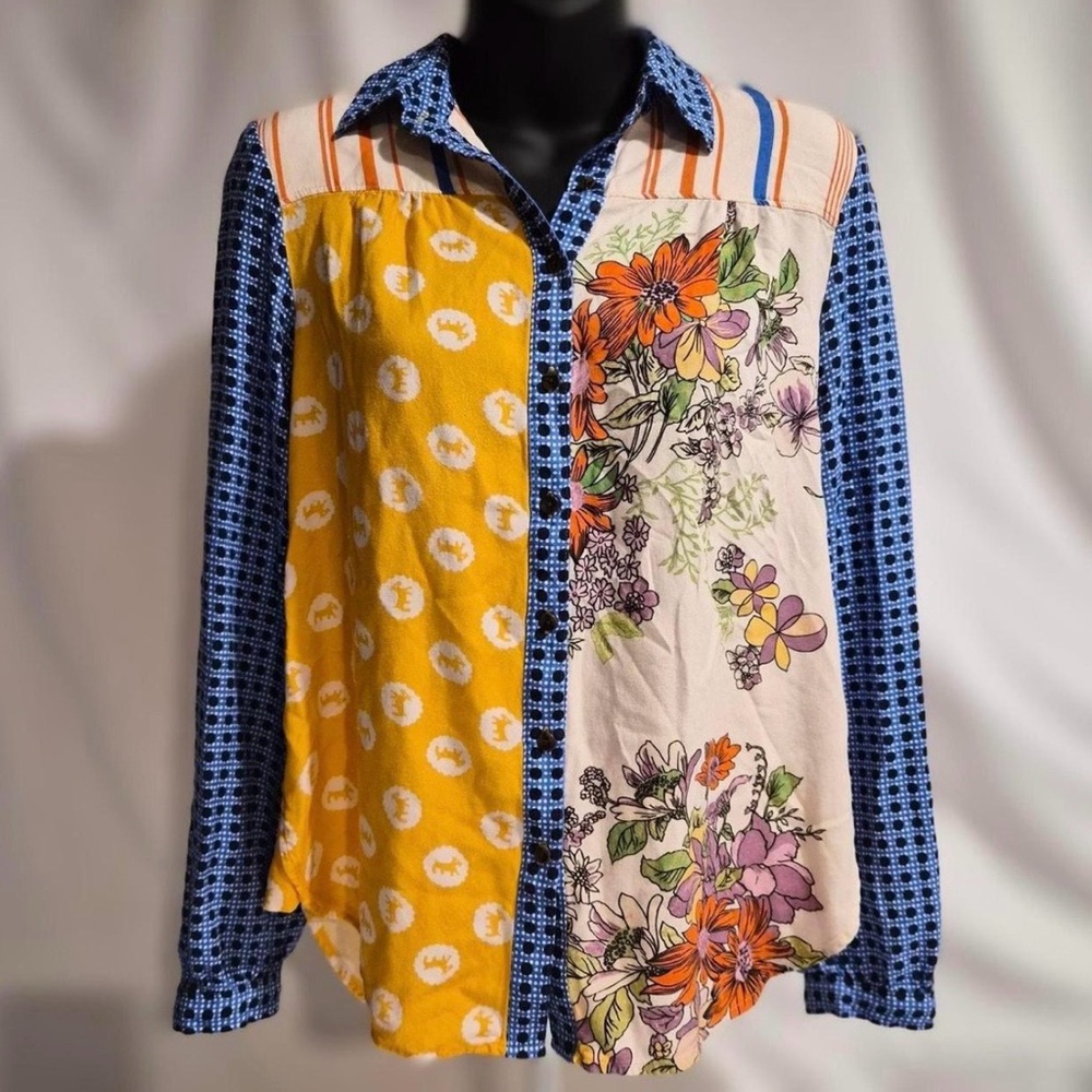Anthropologie Maeve - The Paz Button down Shirt XS